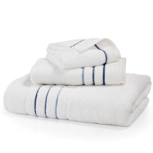 Set of 3 Hotel Collection Ultimate Micro Cotton Borderline Bath Towels 30x56 NEW